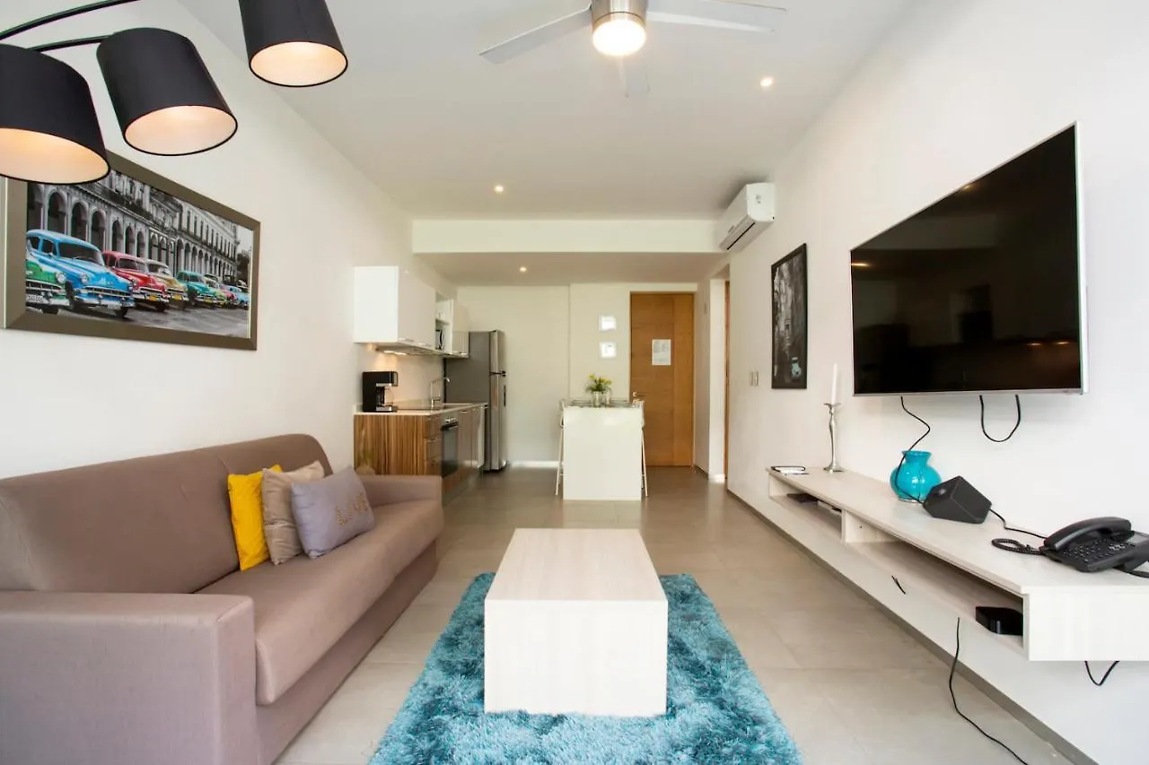 Lovely One Bedroom With Amazing Terrace View Playa del Carmen Mexico